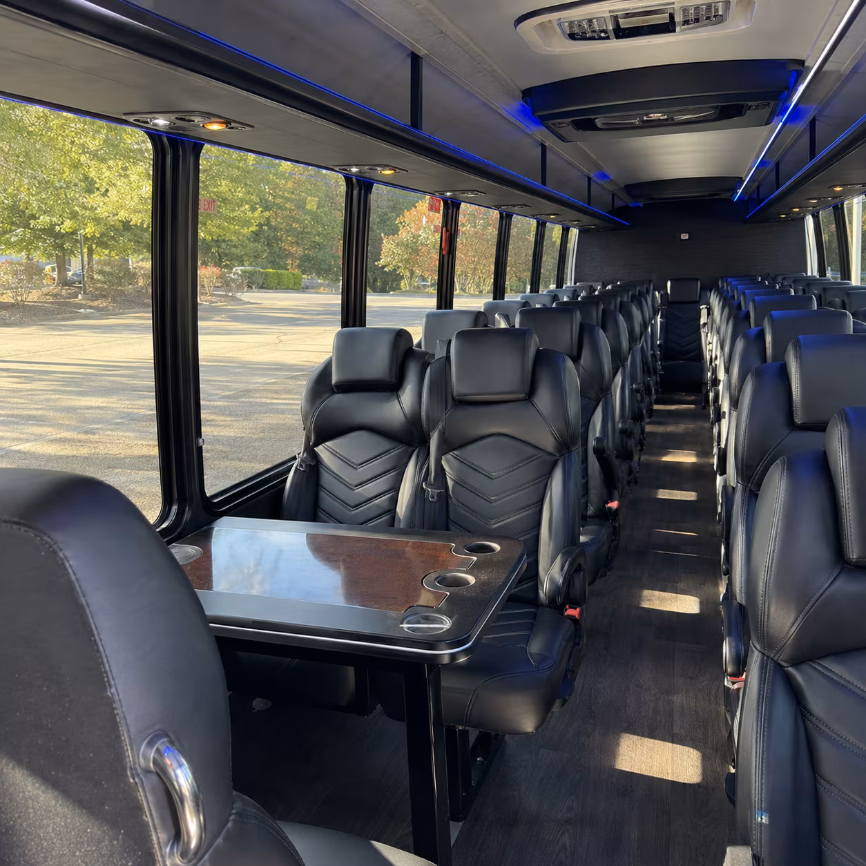cincinnati 28 passenger minibus inside