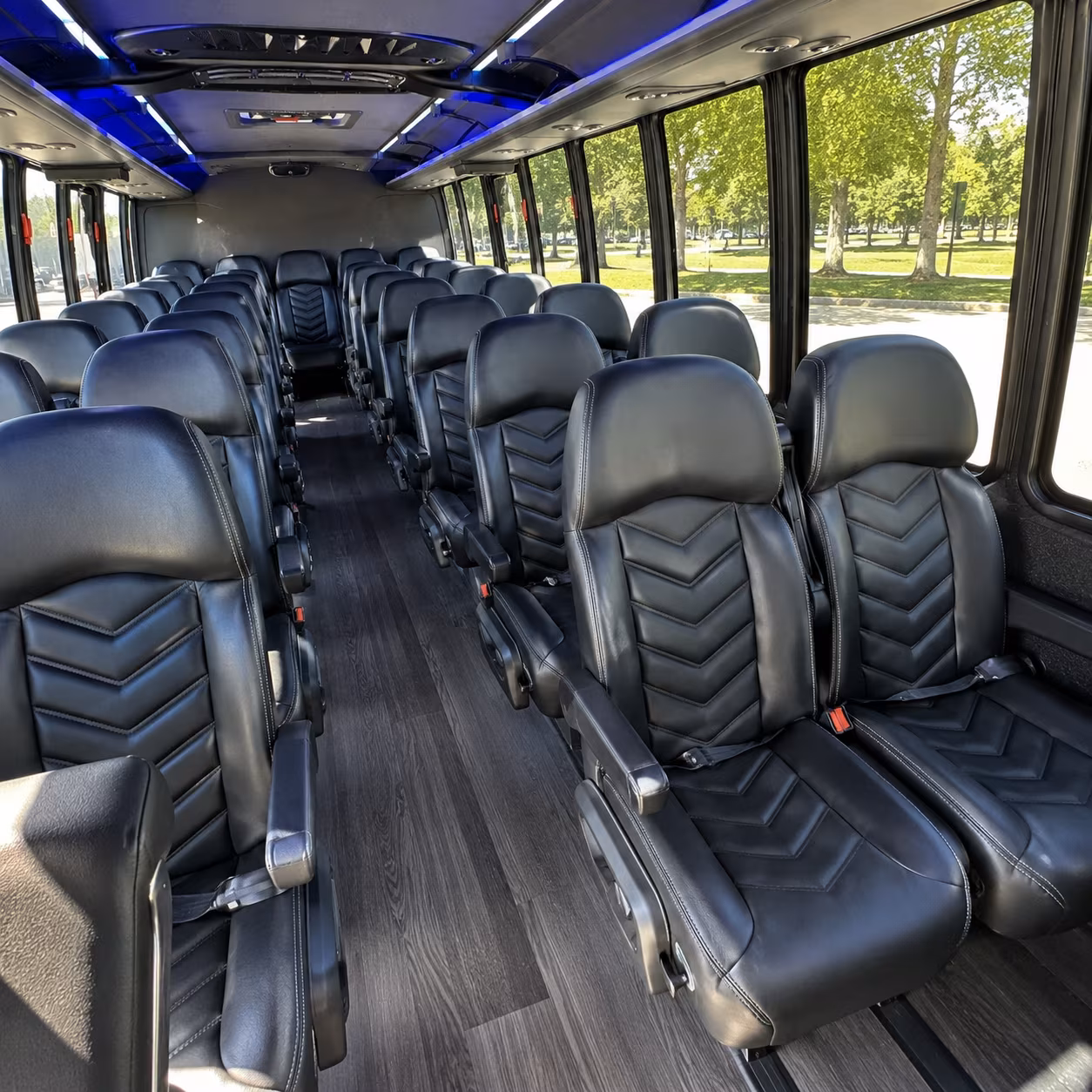 cincinnati 30 passenger minibus interior