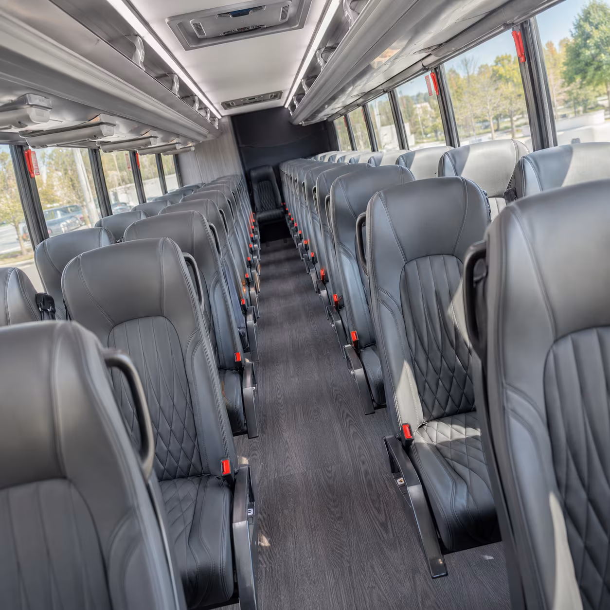 cincinnati 35 passenger minibus inside