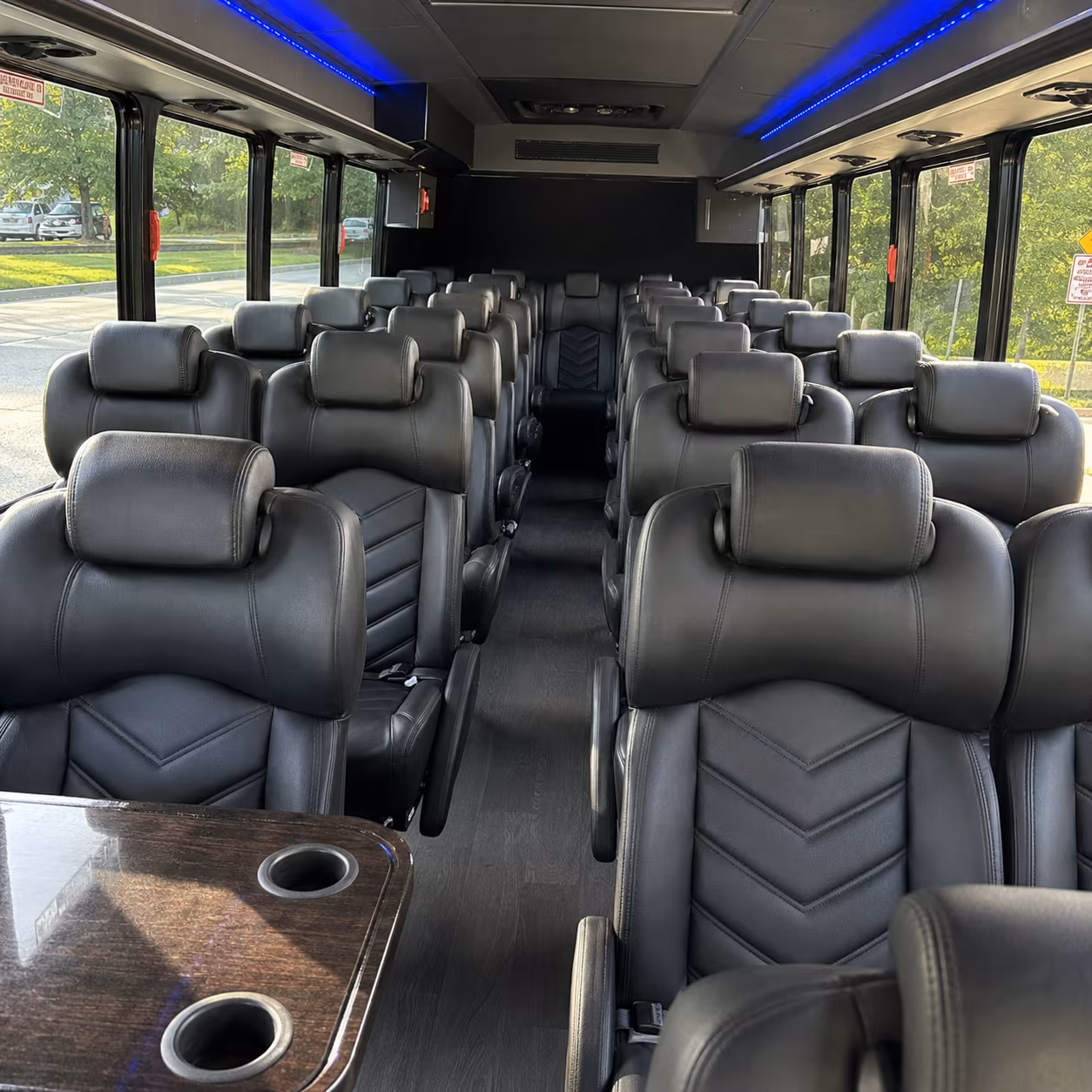 cincinnati 35 passenger minibus interior