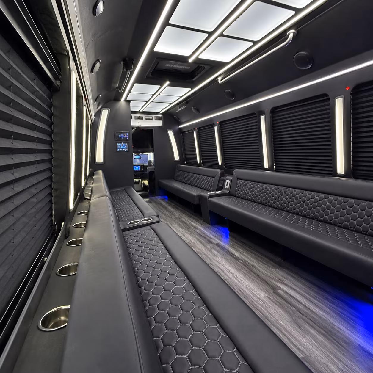 cincinnati party bus interior