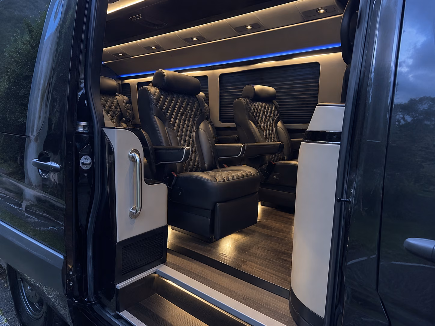 cincinnati sprinter van with driver inside